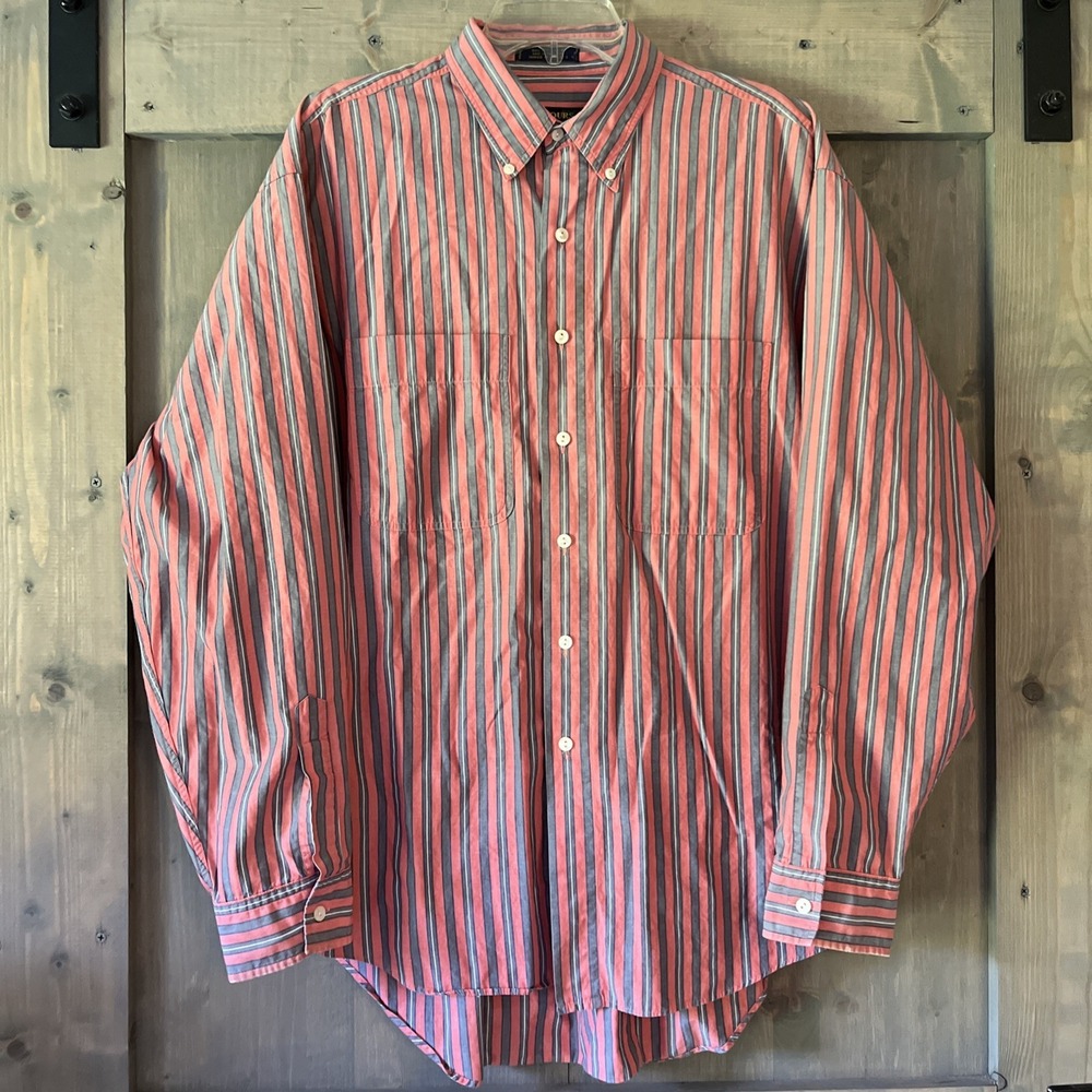 Vintage 90s Colours Alexander Julian Shirt Vertical Stripe Men's Large